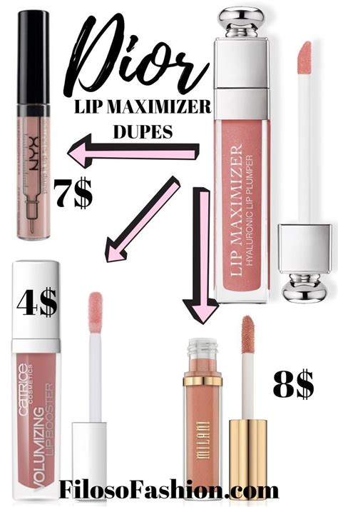 dior face and body glow dupe|dior lip maximizer dupe.